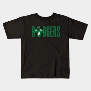 Rodgers 8, New York Football QB Kids T-Shirt